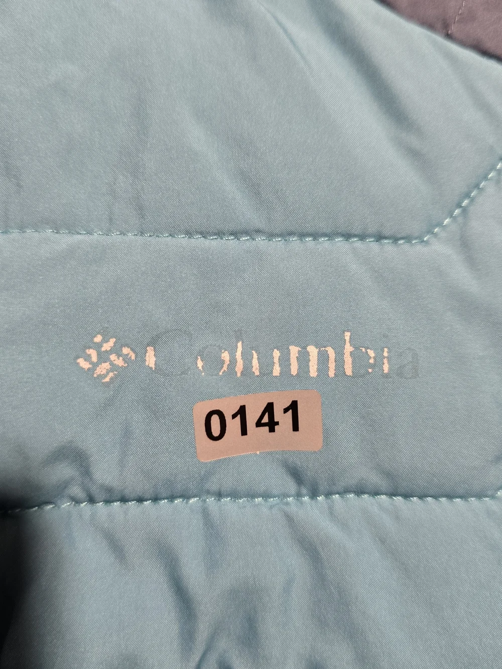 Columbia Youth M Blue Hooded Puffer Jacket Zip Pockets